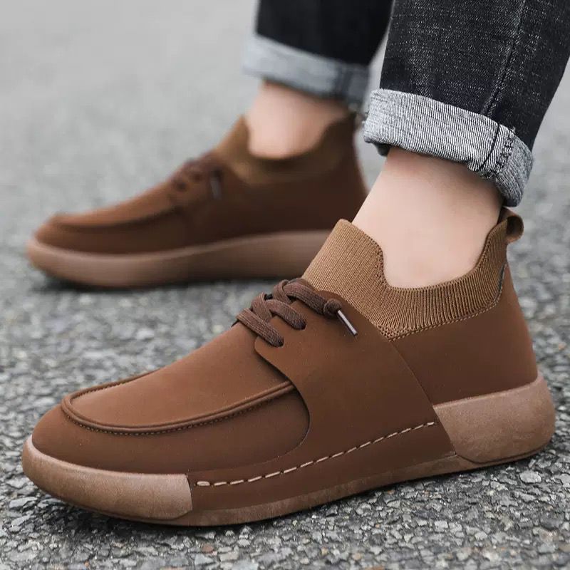 Men’s Soft Leather Casual Slip-On Shoes : CODE 3371