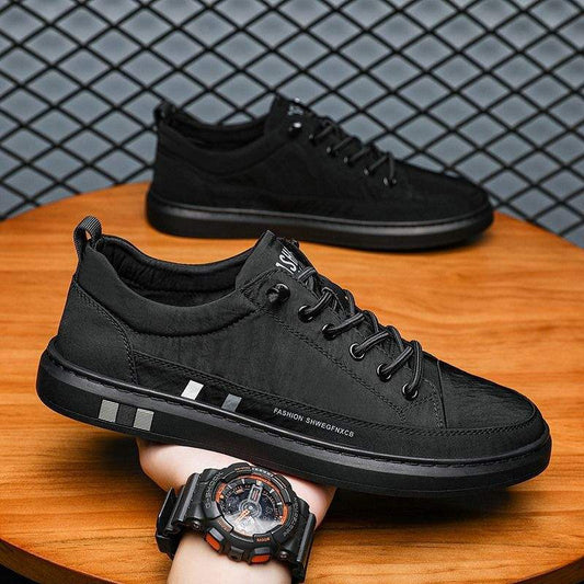 Breathable Walking Men'S Casual Shoes Slip-On Canvas Fashion Sneakers (Code: 1240)