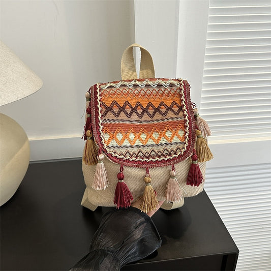 New High-looking ethnic style tassel bag (Product Code: 2021)
