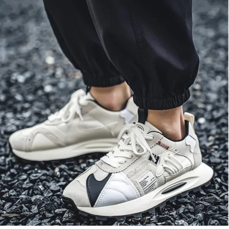 Fashion Platform Sneakers Outdoor Laceup Tennis Training Men's Shoes - (Product Code: 3117)