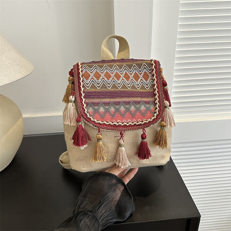 New High-looking ethnic style tassel bag (Product Code: 2021)